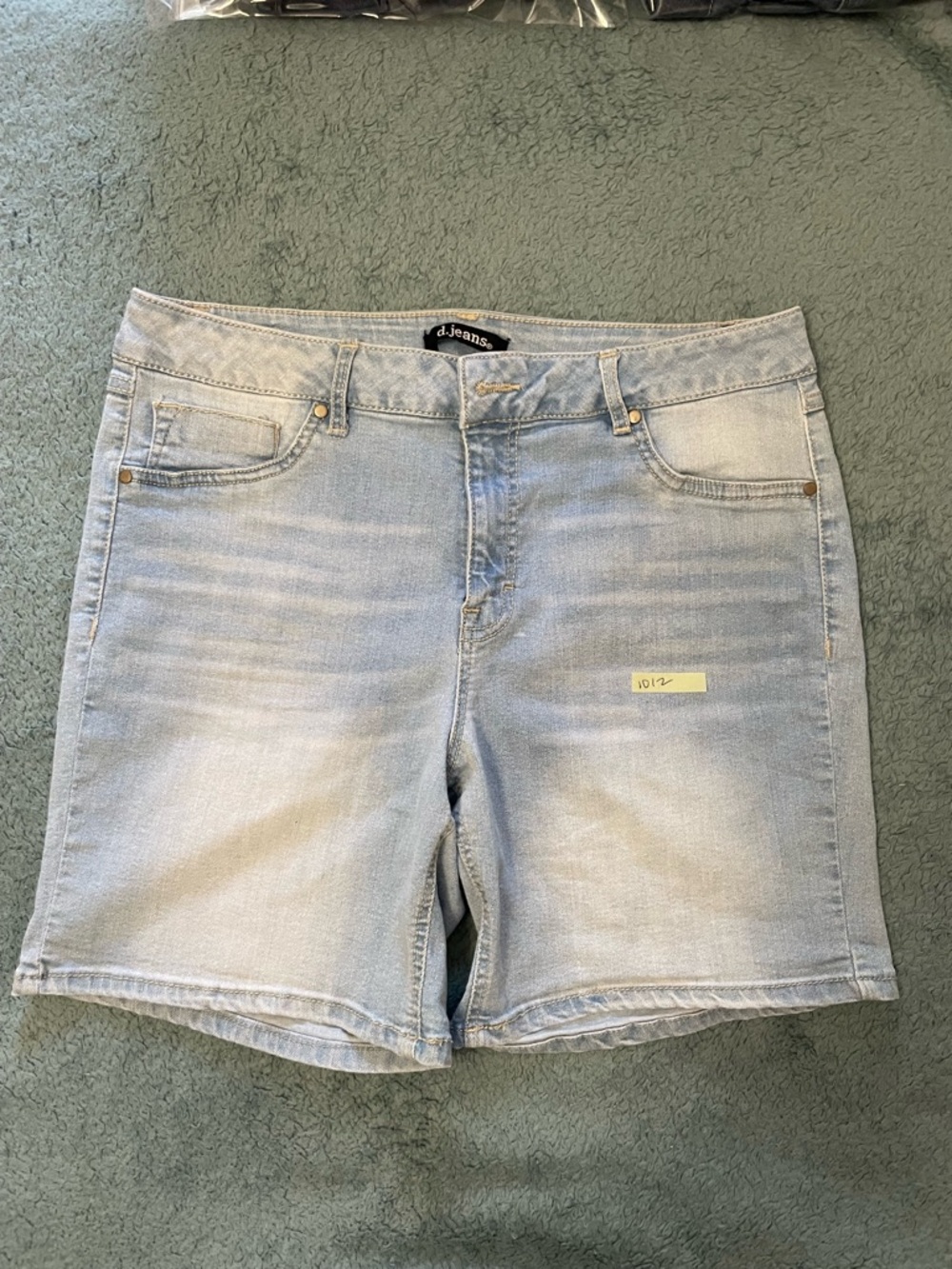 D. jeans Light Wash Denim Bermuda Shorts - d. Jeans